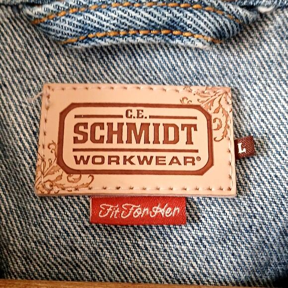 Schmidt Workwear Women's Denim Jean Jacket - Picture 3 of 5